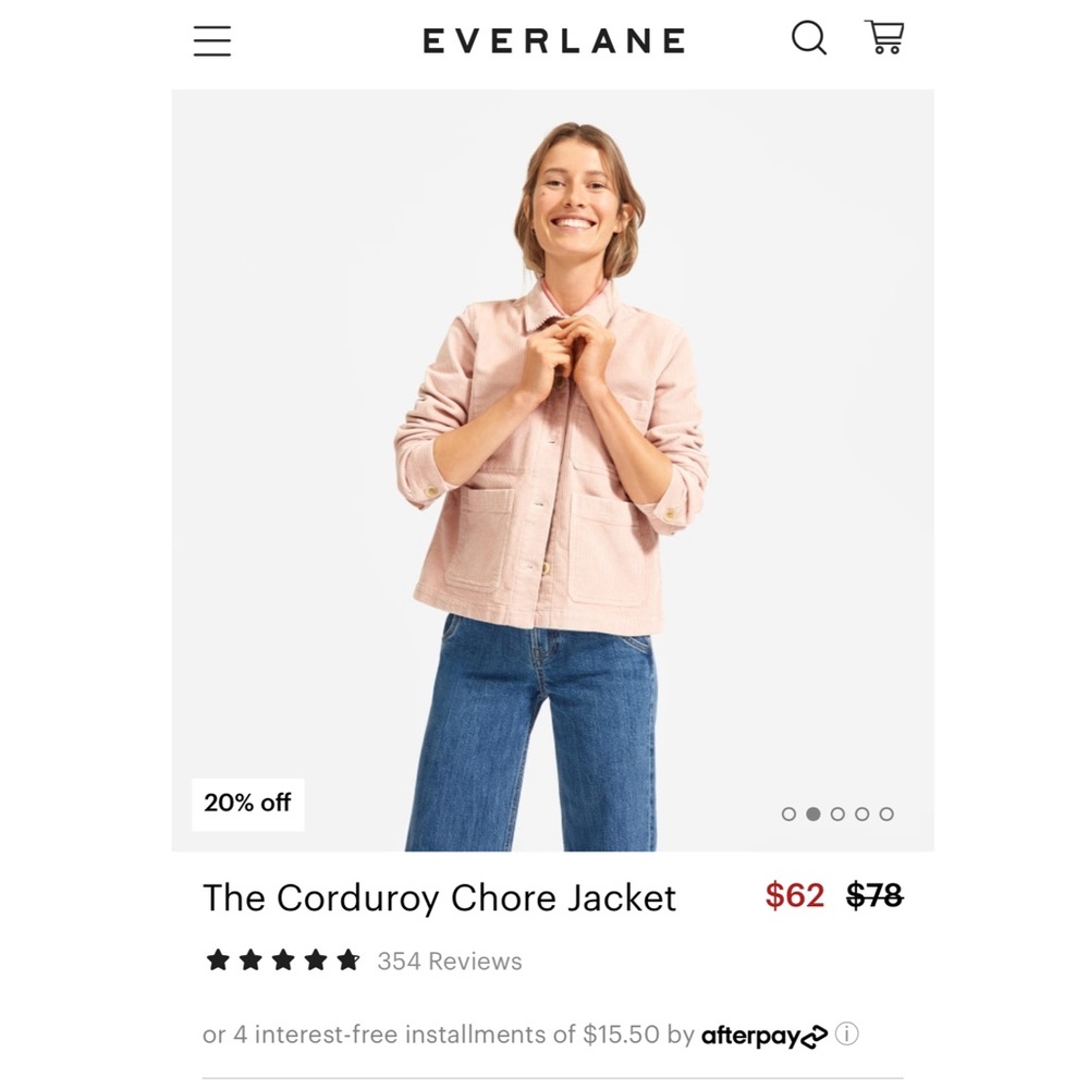 Everlane Corduroy Chore Jacket